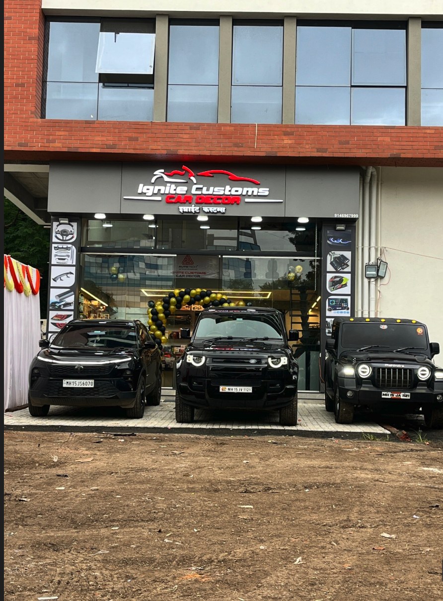 Ignite Customs shopfront in Nashik